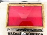 WOODEN KNIFE DISPLAY CASE