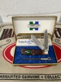 CAMILLUS WILDLIFE SERIES 2 BLADE TRAPPER AND SHARPENING ROD IN THE BOX