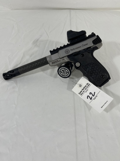 Smith & Wesson Victory Performance Center SN# UEH0184 S/A Pistol .22LR W/ Vortex...Holo...Sight ...