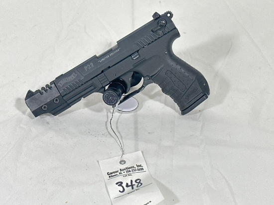 Walther P22 Limited Edition SN# ND12520 .22 LR S/A Pistol...