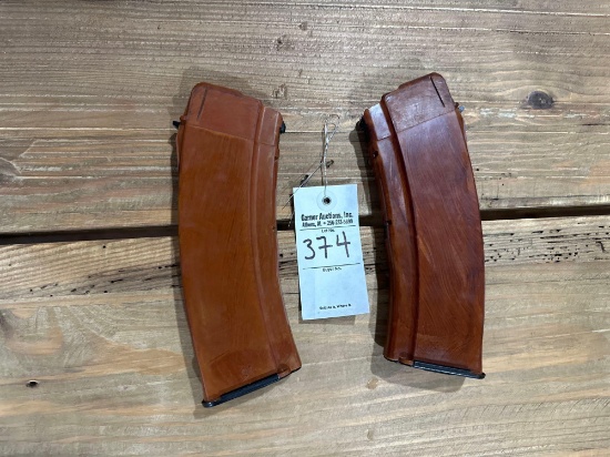 (2) AK-74 5.45x39MM Bakelite 30 Round Mags