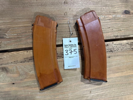 (2) AK-74 5.45x39MM Bakelite 30 Round Mags