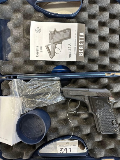 Beretta 21A SN# DAA461736 .22LR S/A Pistol