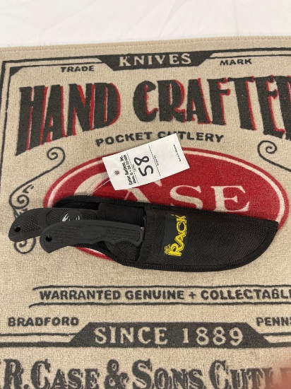 Rack Dual Knife Combo W/ Sheath Fixed Blade Knife Set