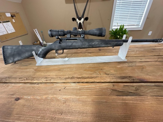 Ruger American SN# 690457601 .308 WIN B/A Rifle Rattle Canned Camouflaged...W/ Vortex Scope...