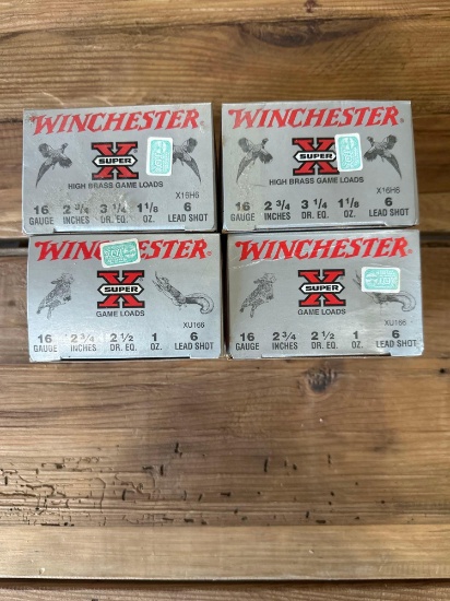 4 Boxes of Winchester 16GA