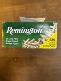 525 Rounds of Remington 22 Long Rifle Brass-Plated Hollow Points...