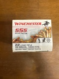 555 Rounds of Winchester 22LR 36 GR Copper Plated HP ...