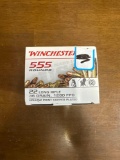 555 Rounds of Winchester 22LR 36 GR Copper Plated HP