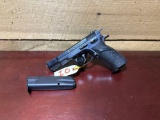 CZ Model 75 SN# 154075 .9mm S/A Pistol W/ Extra Mag and Pacmayer Grips...