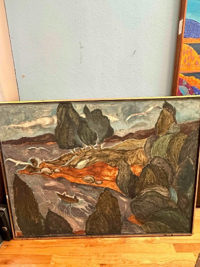 Coastline and Seagulls