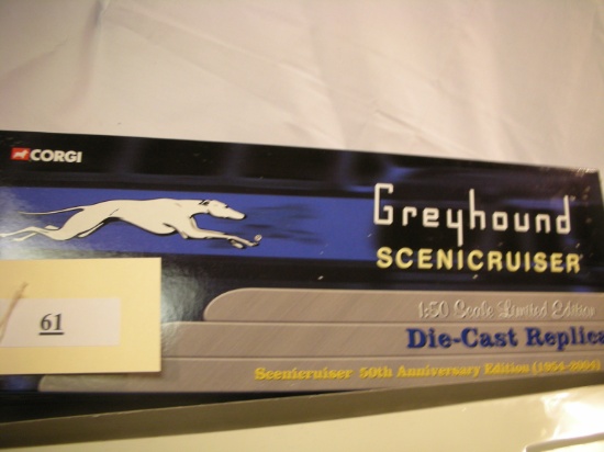 CORGI Greyhound Scenicruiser 50th Anniversary Edition (1954-2004) 1:50 scale #US54407