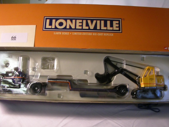 CORGI Lionelville Mack B Lowboy with Luffing Shovel 1:50 scale #US52311