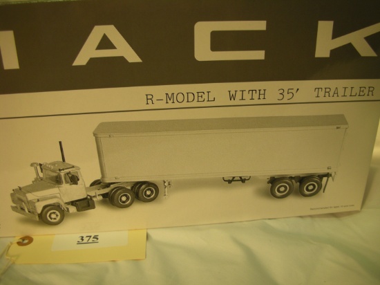 FIRST GEAR Mack R-Model with 35' Trailer 1:34 scale Smith's Transfer #19-3149B