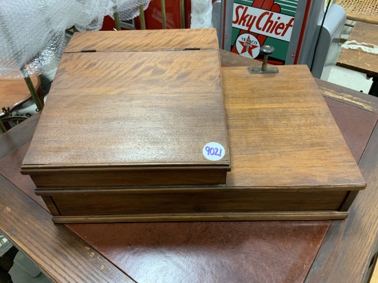 Early Walnut Cash Register (Buyer Responsible for Shipping Arrangements)