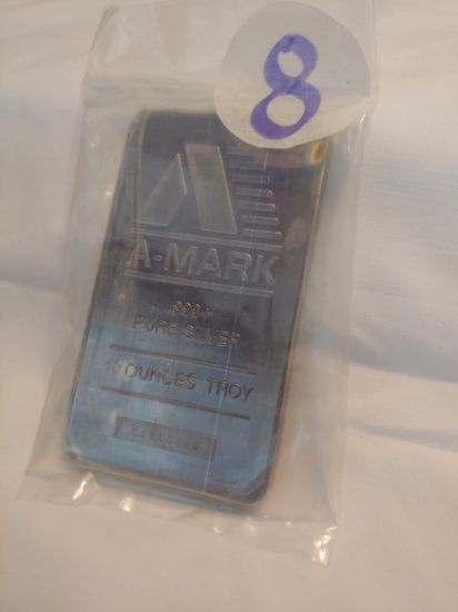 A-MARK Silver Bar - 10oz