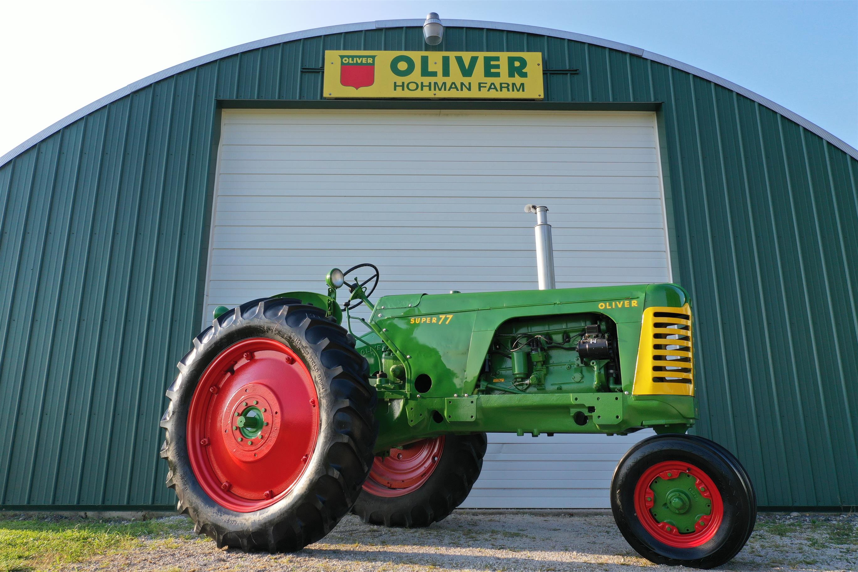 Oliver Super 77 Row Crop Diesel - Aumann Auctions, Inc.