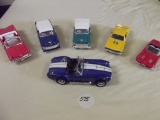 Misc. Toy Cars: 65 Ford Shelby Cobra 427; 59 Chevy Impala; 55 Chevy Bel Air; 55 Chevy Bel Air; 63 Ch