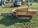 Case trencher TF 300 w/Wisconsin Eng., front dirt auger, 398Hrs., (SN 11029063N)