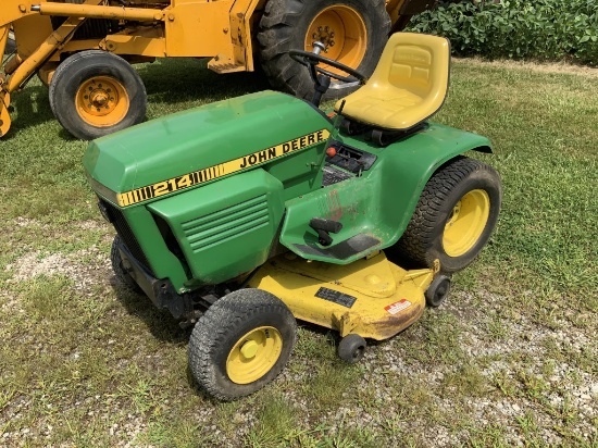 John Deere 214 lawn mower w/ 42" deck