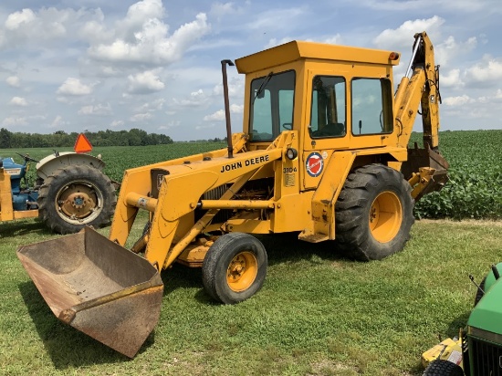 John Deere 310A Backhoe-2WD BACKHOE- 24â€ bucket- 5839 Hrs.- HD frt. materials bucket