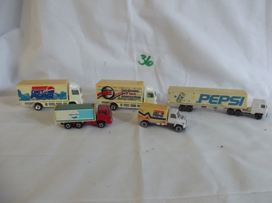 (5) Pepsi Trucks