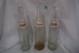 (3) 16 oz. Pepsi Cola Bottles