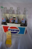 (8) 16 oz Pepsi Bottles in Cardboard Carrier