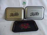 (3) Pepsi-Cola Mini Trays