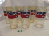 Plastic Pepsi cups (6)