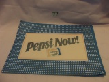 Pepsi Now paper placemats