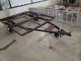 2 wheeled trailer frame only 6.5x7