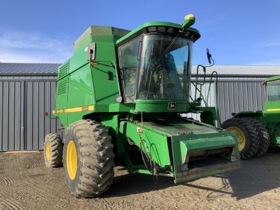 ’95 JOHN DEERE 9500 w/CHA, 30.5L-32 frt. & 16.9 -24 rear rubber, Vittetoe Chaffer (SN X661690) 3563