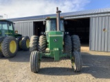 ’73 JOHN DEERE 4630 w/CHA, 2SCV’s, frt. & rear wts., 20.8-38 rubber & bolt on duals, quad trans., re