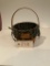 Longaberger Basket 1994 Glad Tidings Basket w/ Cloth and protective liner Jingle Bell Basket