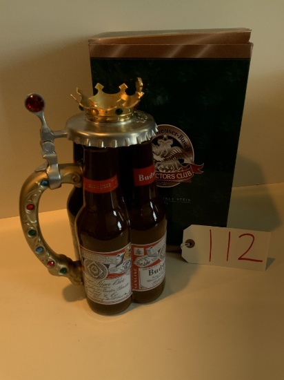 Collectors Club 2001 "KING OF BEERS" MEMBERS ONLY STEIN