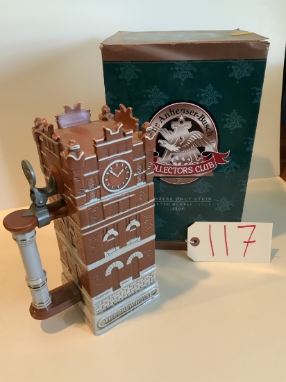 Collectors Club 1995 "THE BREW HOUSE CLOCK TOWER" MEMBERS ONLY STEIN