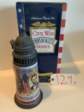 Budweiser LIMITED EDITION COLLECTOR STEIN CIVAL WAR COMMEMORATIVE SERIES ABRAHAM LINCOLN (THIRD IN S