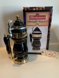 2002 PREMIER COLLECTION Budweiser DRAUGHT TOWER II (2) STEIN