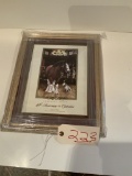 68th anniv. Of the Clydesdales Picture in frame