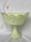 Fenton 5Â½in. Comport, Lime Sherbet