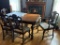 Dining room set. Table w/ 6 chairs. Buffet ( Table has 2 leaves and table pads)
