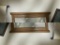 Oak hall hat rack w/ mirror