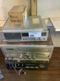 VCR, AM/FM Cassette Receiver and Sharp Cassette Deck