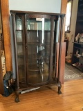 China Cabinet w/columnar Front