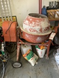 3 1/2 cubic foot cement mixer - portable