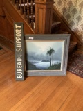 Tropical Canvas Painting and Home Décor Sign