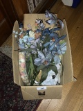 Box of Artificial Flowers