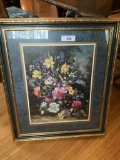 Floral Picture & Frame