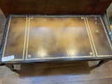 Coffee Table w/ Leather In-Laid